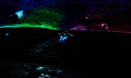 异灵敢达使用GUND-BIT力场展开攻击，命中敌人造成麻痹