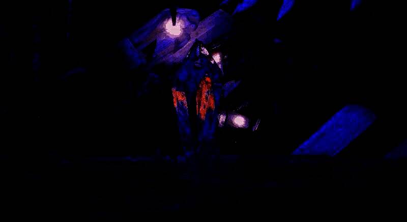 裂晶魔在深海中悬浮，周围晶体能量波动强烈