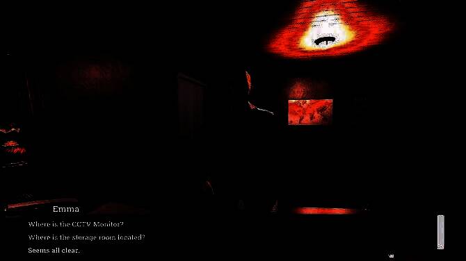 旅馆客房内部场景，老旧家具与散落物品暗示曾发生异常事件