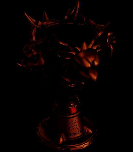 全国大赛S3冠军奖杯实物图，金色合金质感闪耀，四圣兽浮雕细节精致