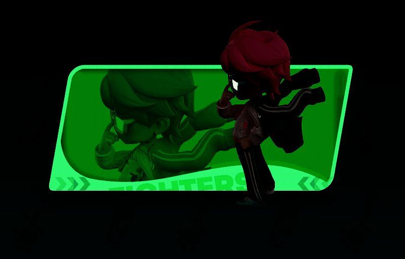 肯戴着夸张墨镜坐在漫画屋角落，一脸尴尬，旁边同学指着他小声议论