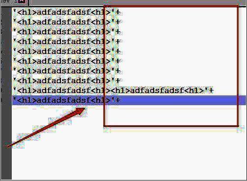 完成替换后的文本效果展示，每行首尾均已添加引号