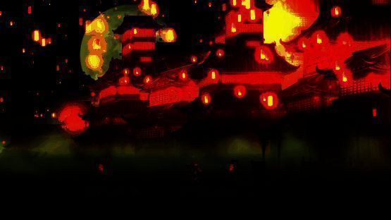 《超级忍 反攻的斩击》战斗场景动图，角色挥刀斩击敌人，特效华丽，节奏感十足