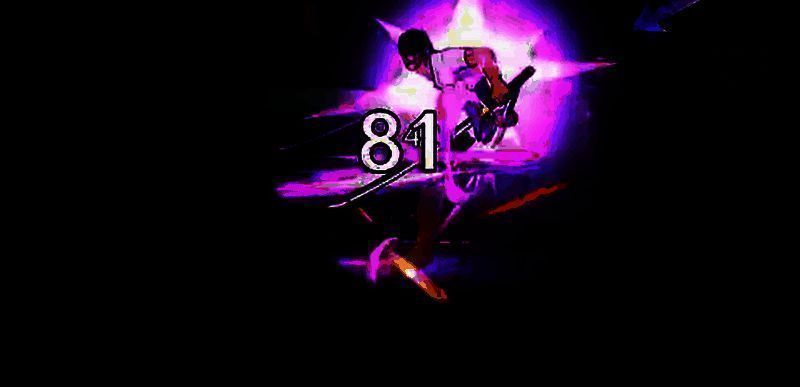 龙马完美闪避瞬间触发剑气特效，周围敌人动作明显变慢