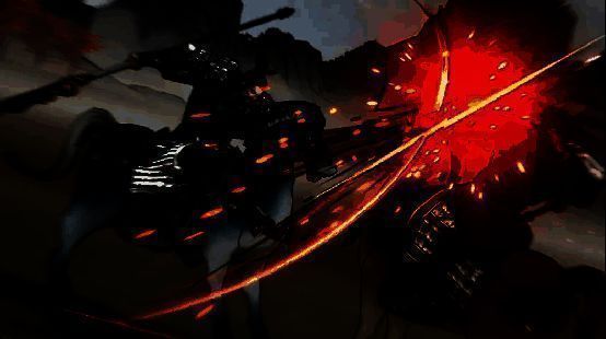 游戏内剧情过场画面，展现刘备中年时期沉思场景，背景为古风庭院与战旗飘扬