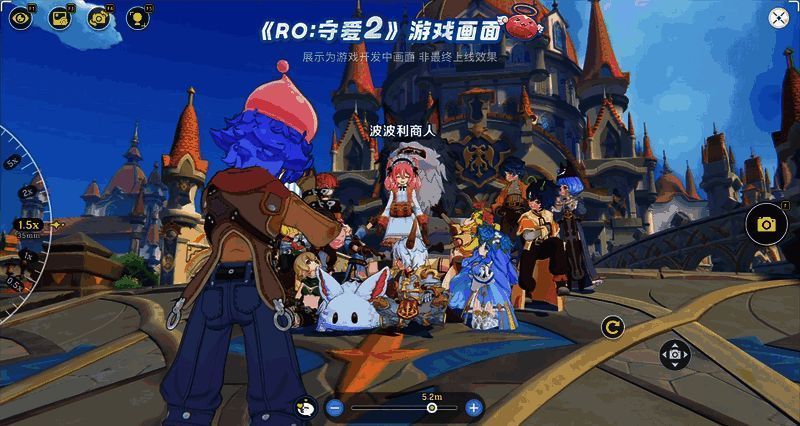 游戏内牵手互动场景，两名角色手拉手站在河边，水面泛起涟漪特效