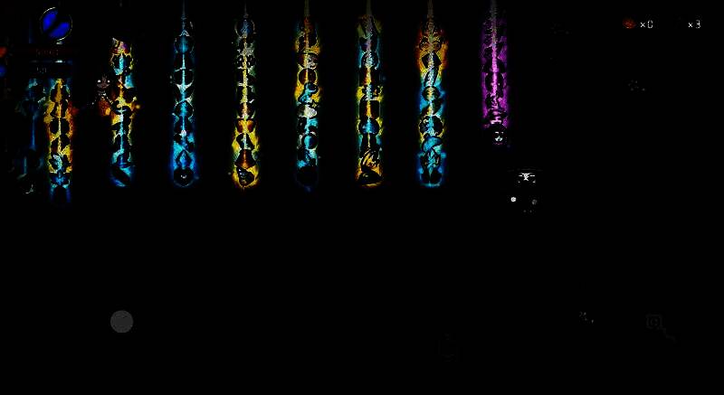 克苏鲁风格BOSS战场景，巨大触手从地底破土而出，主角在空中躲避攻击