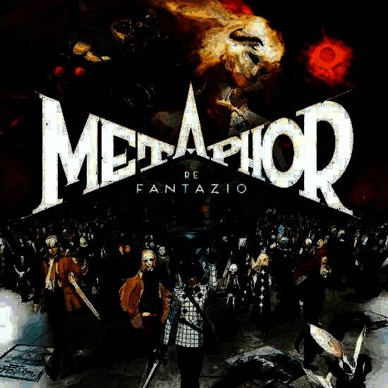 游戏中主角与多名队友在城堡前集结的画面，每位角色拥有独特服饰与武器，氛围庄严又热血