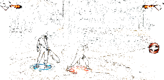 断刀状态不同能量层级下普攻范围对比图，从短到长逐步变化