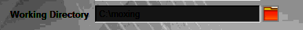 更新后的界面显示Working Directory已成功切换至D:\moxing路径