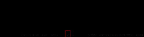 UltraEdit底部状态栏特写，标注出编码格式位置及可点击的下拉箭头