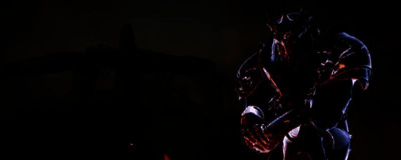 游戏内角色在昏暗洞穴中召唤出巨狼对峙野生狼群的场景，光影对比强烈，氛围紧张