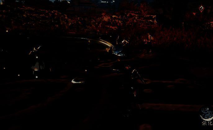 八品武者飞檐走壁场景，身姿矫健，背景为古风城楼