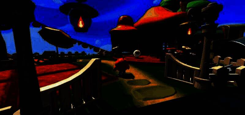 蛋仔岛联动区域入口，粉色草莓拱门搭配DongDong标志，氛围感拉满