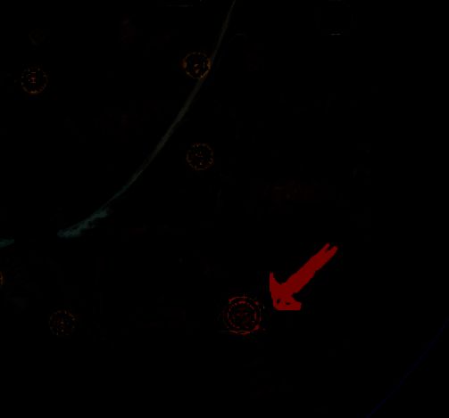 游戏中角色血条特写，显示虚血状态下的半透明红色条形，旁边有文字提示“虚血可回复”