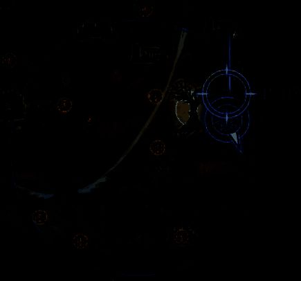 地图标记图示，腐败森林区域用绿色高亮，东北角红圈标注最终缩圈范围，箭头指示推荐清怪路线