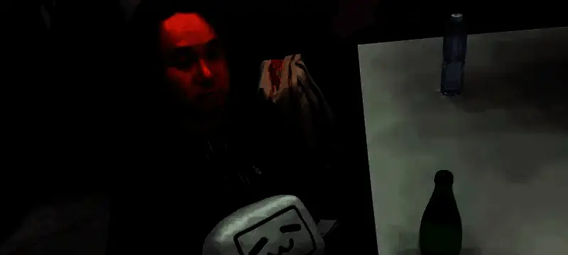 夜幕下的上海地标建筑投影《死亡搁浅2》LOGO，象征文化联动