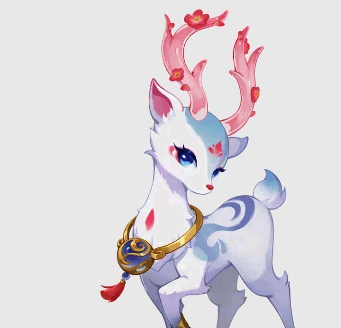 战斗场景中白鹿仙子释放群体治疗技能的特效画面，柔和光芒笼罩队友，敌人被压制在远处