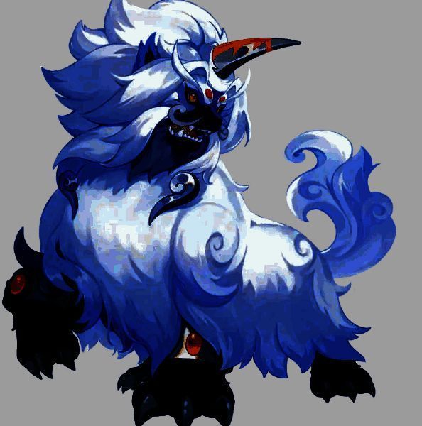 玩家战斗界面截图，白金王兽作为主力宠物释放大招特效