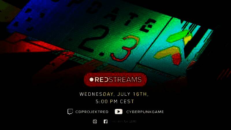 CDPR官方预告图，夜之城霓虹闪烁，一辆改装跑车飞驰而过，暗示汽车相关更新