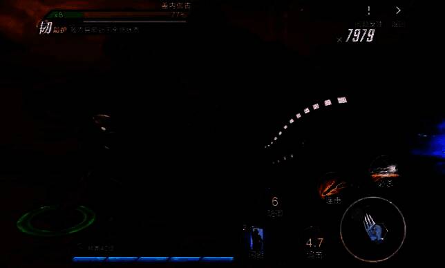 高斯释放爆裂光线技能瞬间，双手交叉后展开，一道耀眼红光直击怪兽胸口