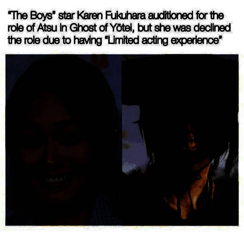 Karen Fukuhara在《黑袍纠察队》中的剧照，身穿战斗服展现干练气质，网友认为她更符合《羊蹄山之魂》主角形象