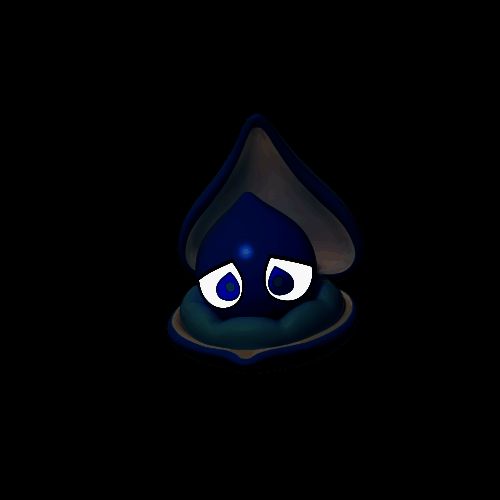 艾比‘霜糖蛤蜊’在沙滩上爬行，外壳反射七彩光芒