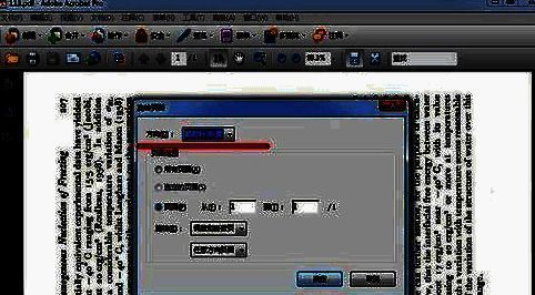 Adobe Acrobat XI Pro界面展示，页面显示方向错误，提示使用快捷键进行旋转