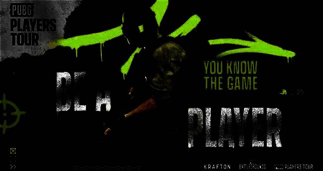 展台玩家参与互动任务，屏幕上显示PUBG游戏画面与任务进度条