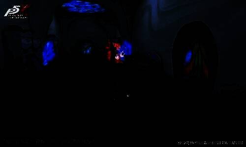 战斗场景中玩家角色围攻巨大阴影怪物，技能特效华丽，光影交错