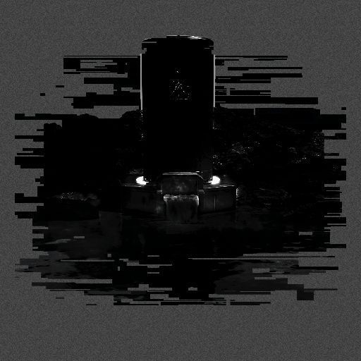 角色将木桶扣在头上准备触发传送的瞬间，画面呈现超现实光影效果，背景为母佑社区大门