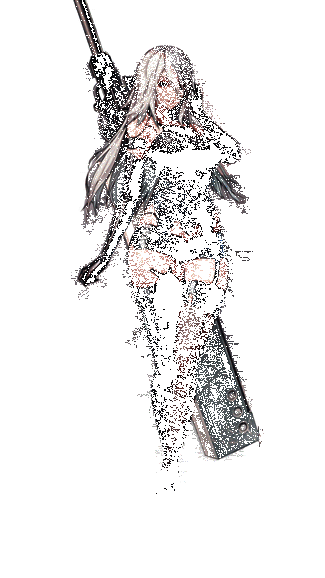 A2手持重型发射器轰击地面，爆炸火光四起，机械残骸飞散，展现强大破坏力