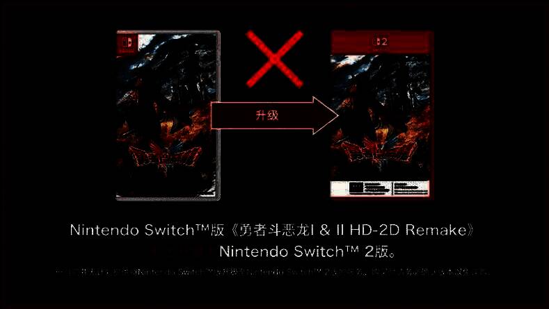 《勇者斗恶龙 I & II HD-2D 重制版》游戏封面展示，经典角色立绘与HD-2D风格背景融合，整体画面充满复古与现代交织的视觉冲击