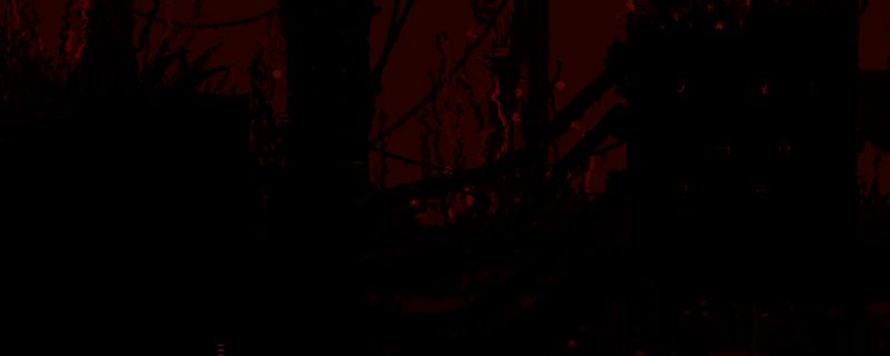 《雨世界》游戏界面截图，展示蛞蝓猫在昏暗洞穴中前行的场景，氛围压抑而神秘