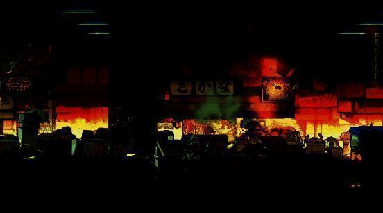 角色释放‘火龙’忍术，火焰席卷屏幕，敌人被尽数焚毁