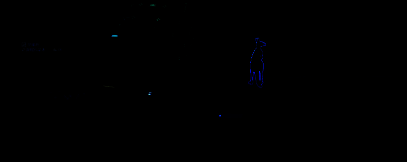 《死亡搁浅2》中一只白化袋鼠站在沙漠水潭边，周围是荒凉沙地与稀疏植被，阳光照射下显得格外醒目