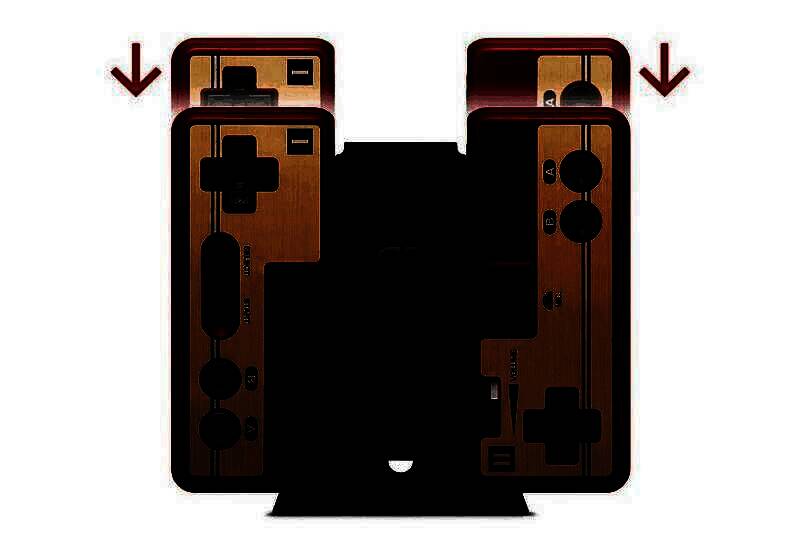1983年任天堂FC红白机实物图，白色机身红色边框，标志性手柄连接主机
