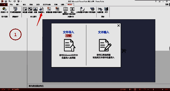 批量导入操作界面截图，展示文件选择与导入确认流程