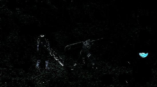 再不斩在浓雾中留下多个残影，本体从侧翼突袭敌人