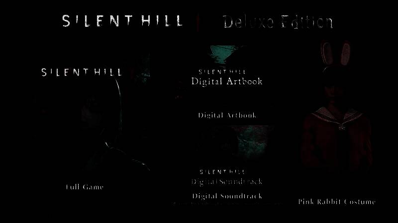 《寂静岭f》游戏场景截图，展现阴雨中的日式小镇街道，雾气弥漫，建筑破败