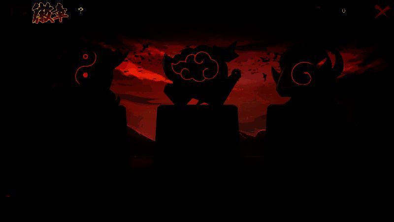 忍界远征地图概览，标注了不同主题徽章与起始位置