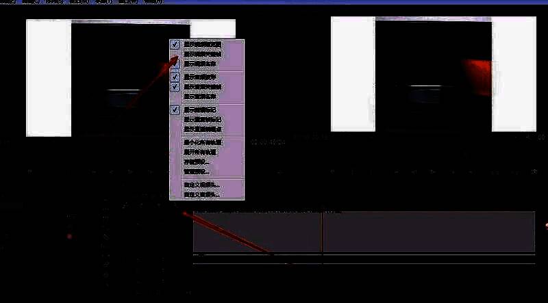 软件设置菜单截图，扳手图标被点击，显示‘显示视频关键帧’选项已勾选