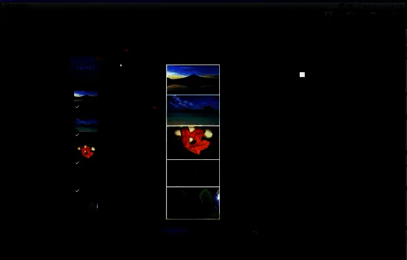 拼图完成后的预览界面，展示最终合成效果及保存提示