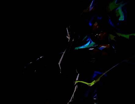 游戏中霓虹释放高速通道技能，两条蓝色能量线延伸至墙面后形成静电屏障，阻挡敌人视线