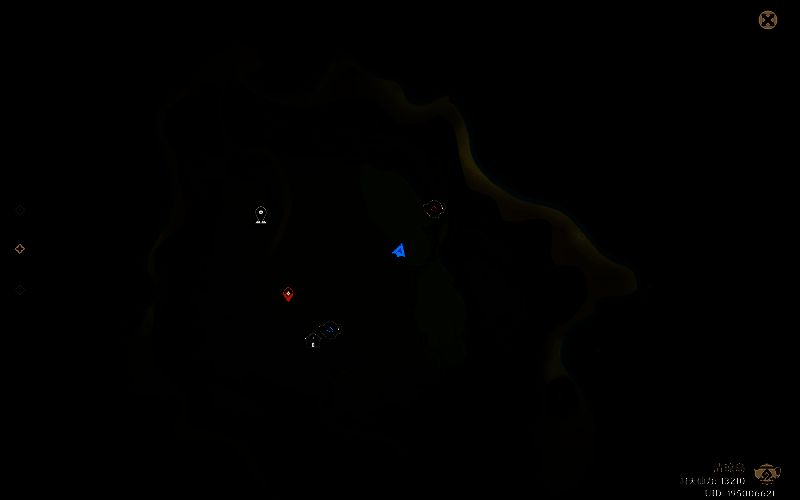 珠玑岛地图标记，红点显示壶灵阿嘟在高台附近的刷新位置