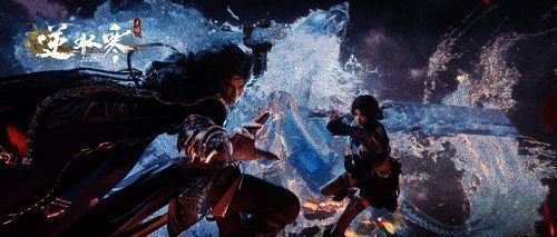 沧澜流派技能释放动画，角色在双形态间切换，技能特效炸裂