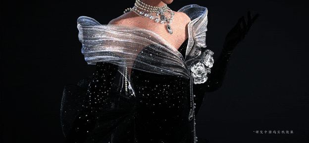 角色在夜晚场景中行走，灯光与阴影动态交互，细节丰富