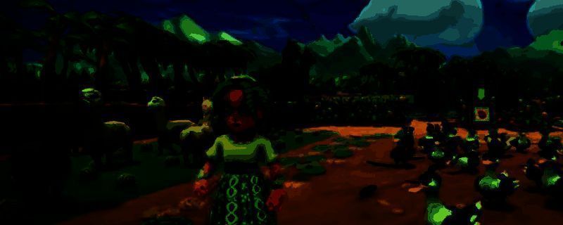 《一起玩农场2》中玩家正在建造帮手摊位的界面截图，商店菜单打开，建筑物选项卡高亮显示农场摊位