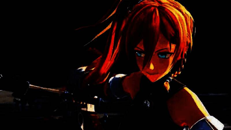 巨大BOSS在废墟中咆哮，周身环绕暗红色能量，气势逼人