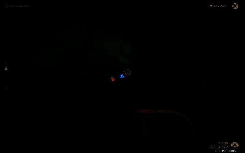 和静台地图标注阿嘟位于主殿后方高台，红色标记醒目，路径明确